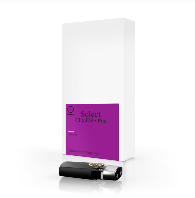 Photograph of product: Select Elite Cartridge .5g Bubba Kush (I) 00525