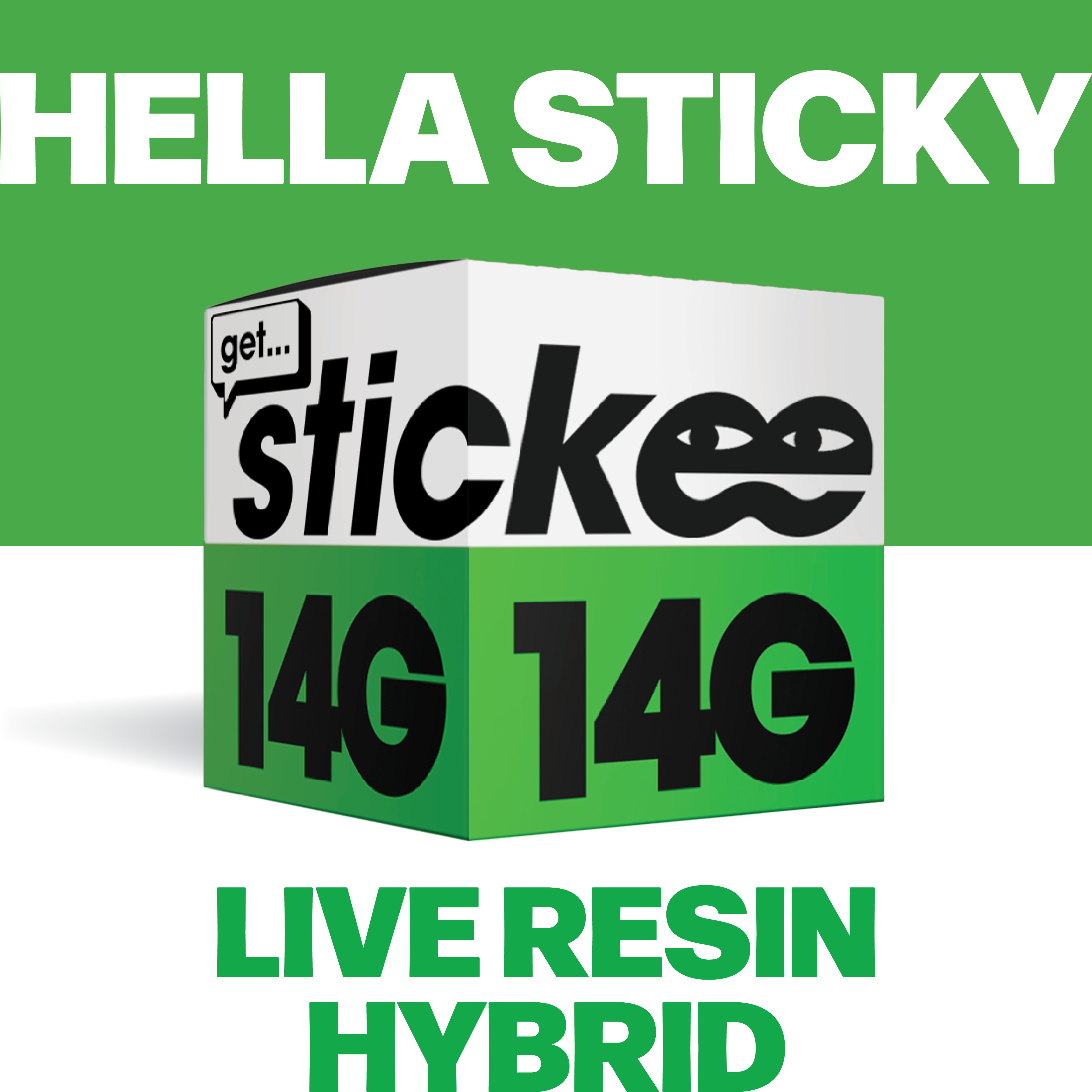 Photograph of product: STICKEE | Hella Sticky | 14G | Live Resin Concentrate