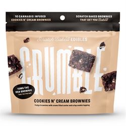Photograph of product: Cookies n Cream | Brownies 100mg