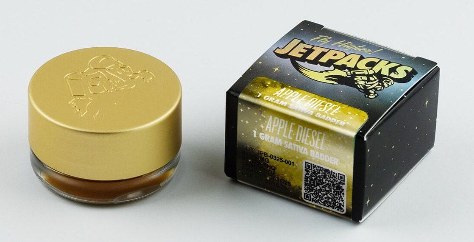 Photograph of product: Apple Diesel Badder | Oui'd Dominant | Jetpacks