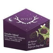 Photograph of product: WYLD - *HIGH DOSE* Boysenberry Oui'd Enhanced Gummies | MI