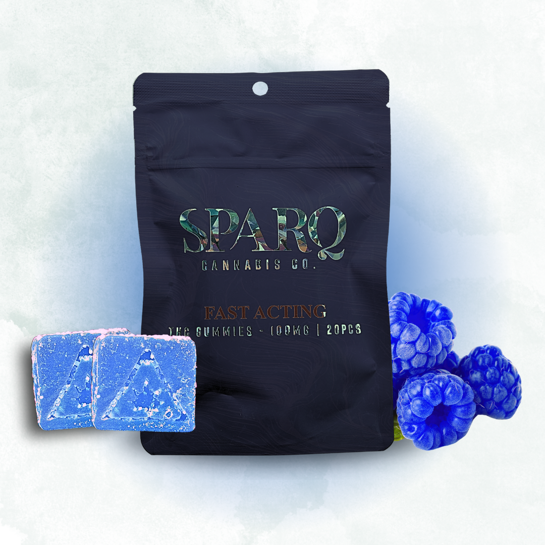 Photograph of product: Blue Raspberry | 100mg | Gummies