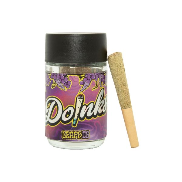Photograph of product: Doinks Grape OG Infused Preroll 4pk