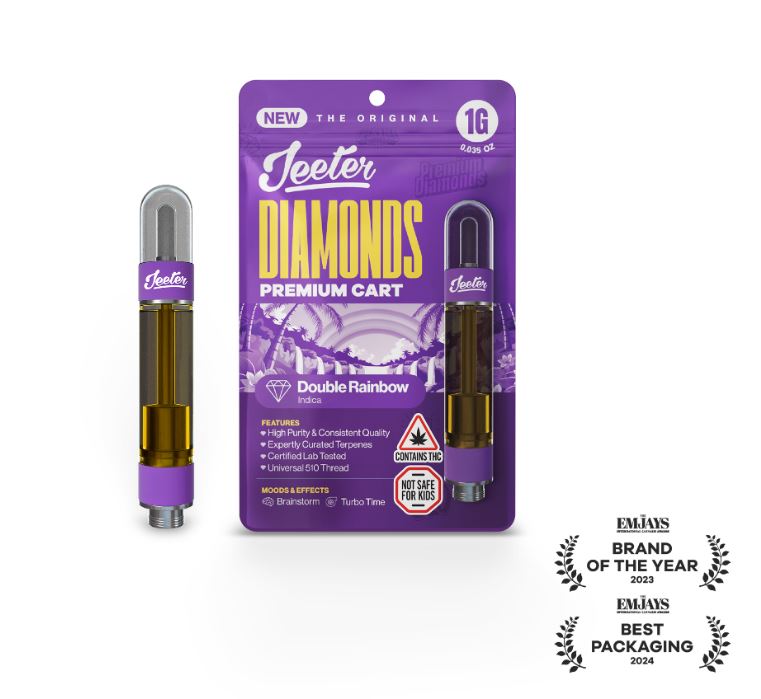 Photograph of product: Double Rainbow Jeeter Cart 1g