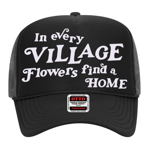 Photograph of product: Village Trucker Hat - Black