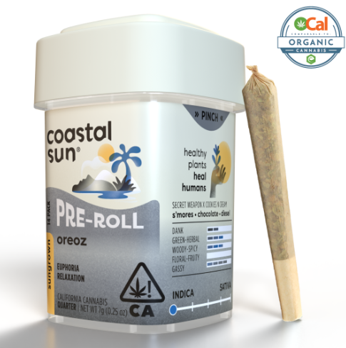 Photograph of product: Oreoz (I) PREROLLS 14pk - Coastal Sun
