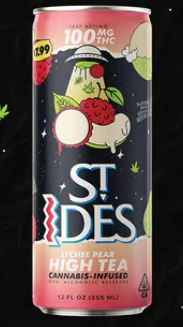 Photograph of product: St Ides High Tea 100mg Lychee Pear