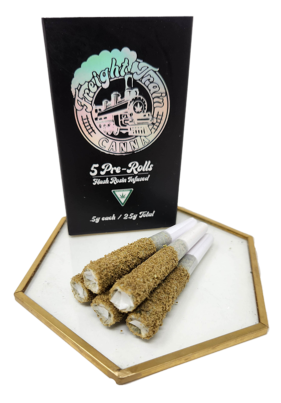 Photograph of product: Watermelon Moonshine au chocolat Rosin Infused Dog Walker 5PK | Freight Train