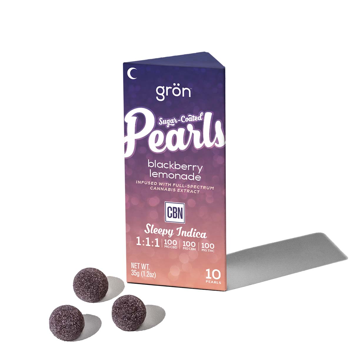 Photograph of Product: Gron Blackberry Lemonade Pearl 1:1:1 300mg/.3g (Indica)