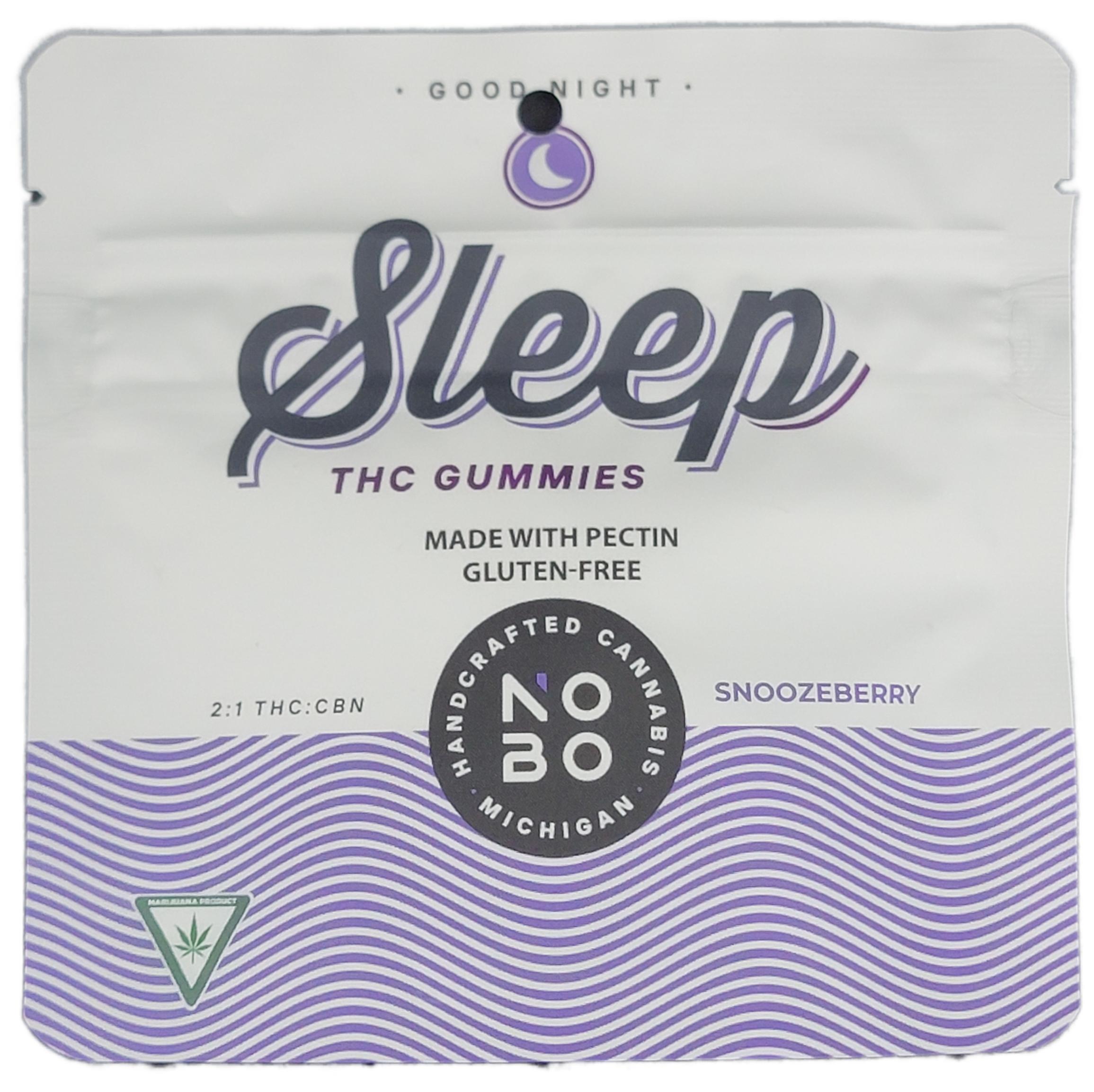 Photograph of product: NOBO | Sleep - Snoozberry 2:1 | Gummies | 200mg TH-oui:CBN
