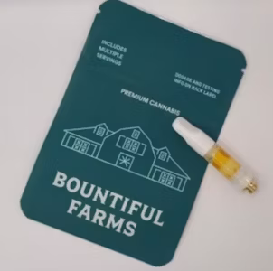 Photograph of product: Bountiful Farms - Zeclair - Live au chocolat Rosin Cart - Hybrid - .5g