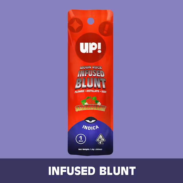 Photograph of product: UP! - Strawberry (Oui'd) Moon Rock Blunt