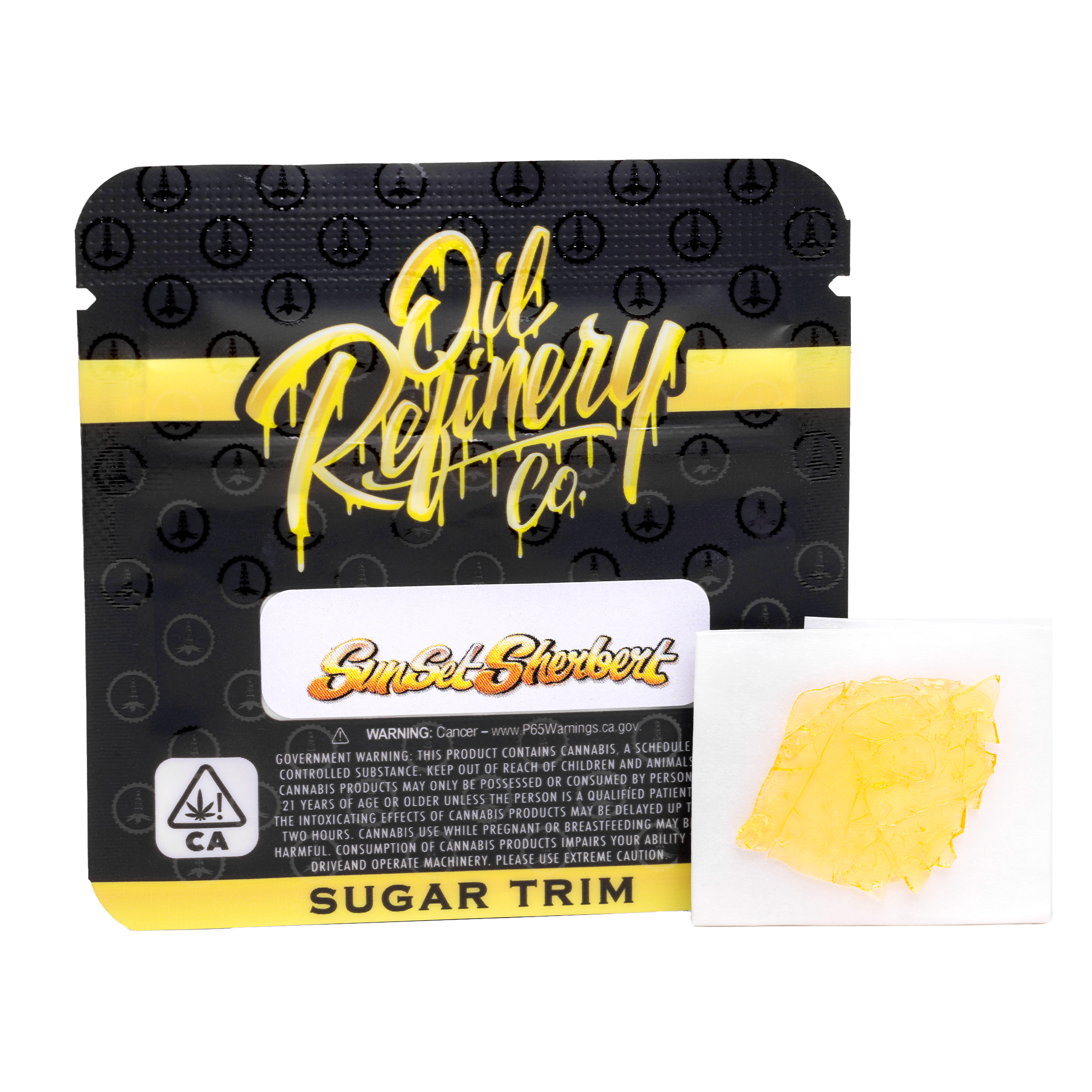Photograph of product: Oil Refinery Co. | Sunset Sherbert - .5g Sugar Trim