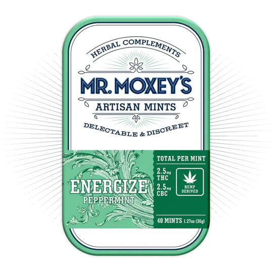 Photograph of product: Mr. Moxey's - Energize Peppermint 100mg 20pk