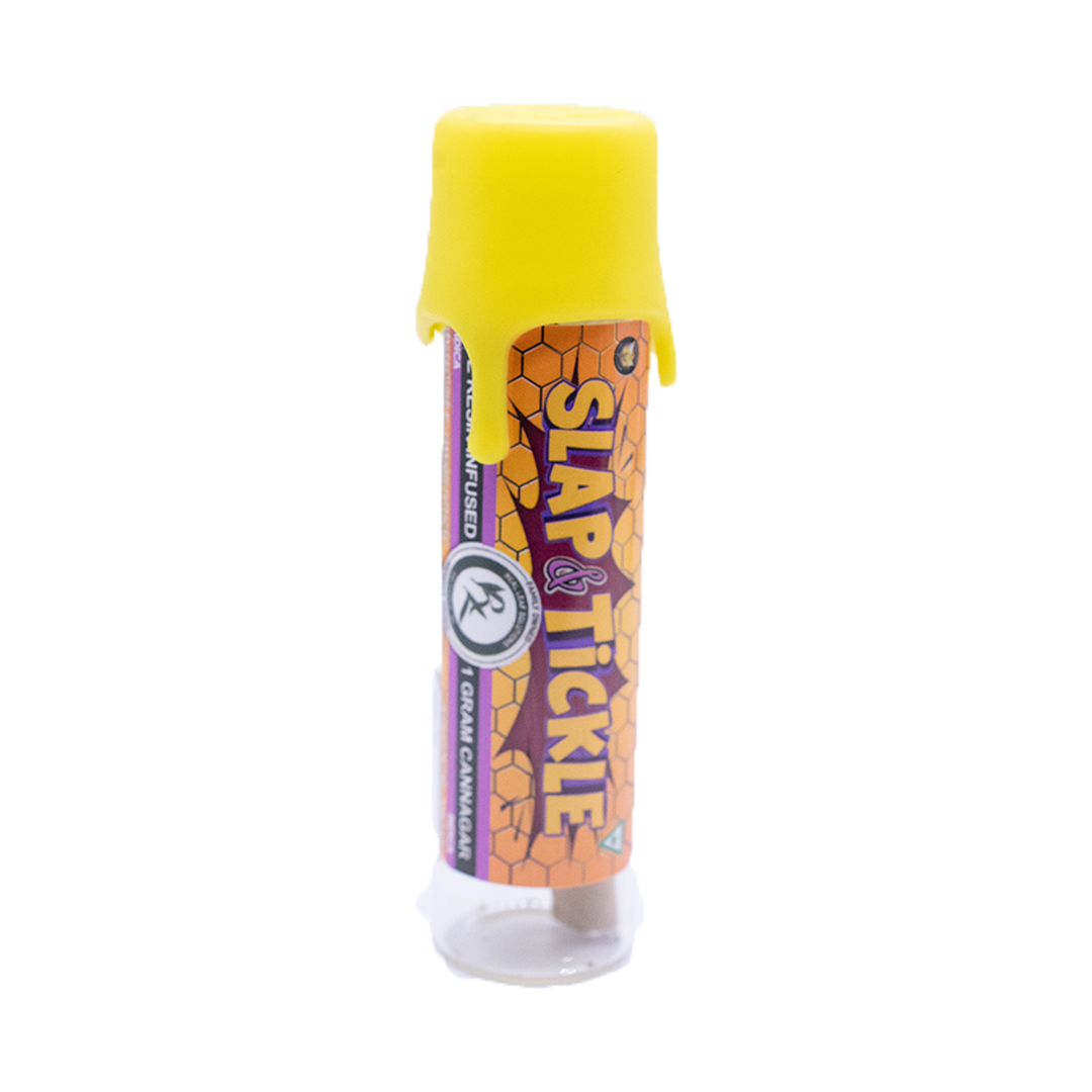 Photograph of product: CANNABEE | Infused Preroll | Cannagar | Cap Junky | 1g