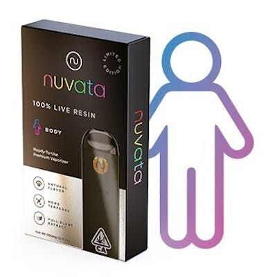 Photograph of product: G. Nuvata .5g 100% Live Resin Body Disposable - Original Glue (I) - 