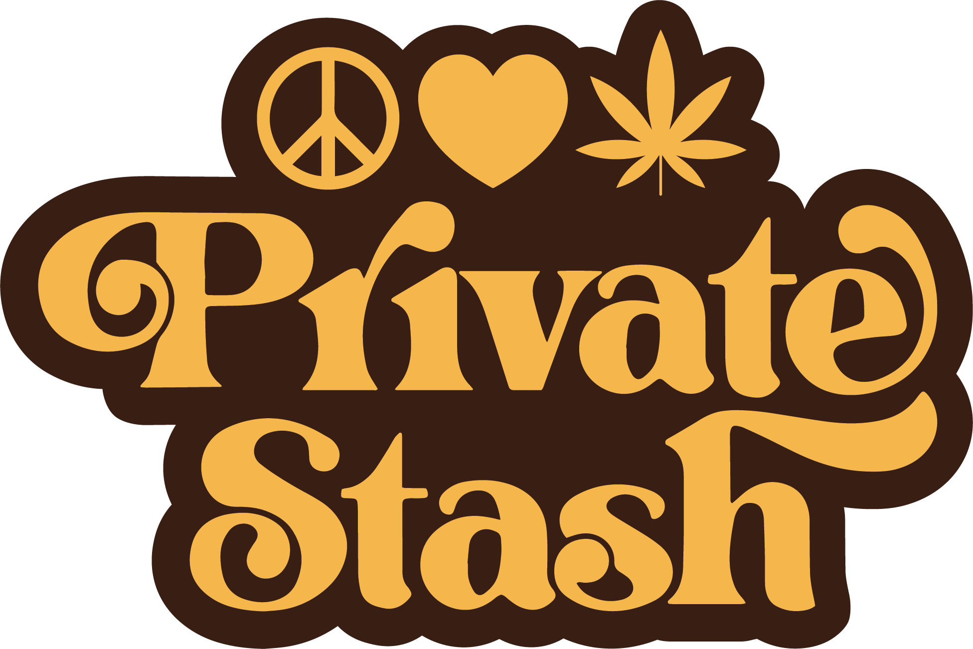 Photograph of product: Private Stash Peace Puck | PINEAPPLE CURE Cured Resin