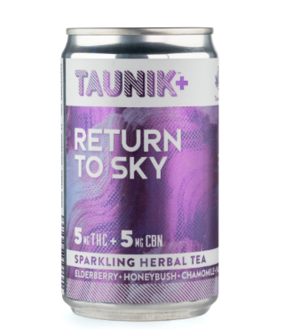 Photograph of product: Return To Sky Sparkling Tea 5mg TH-oui&CBN