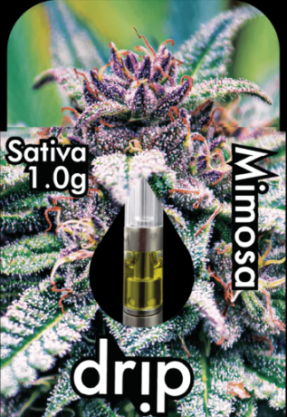 Photograph of product: Drip Distillate Vape Cartridge - Mimosa
