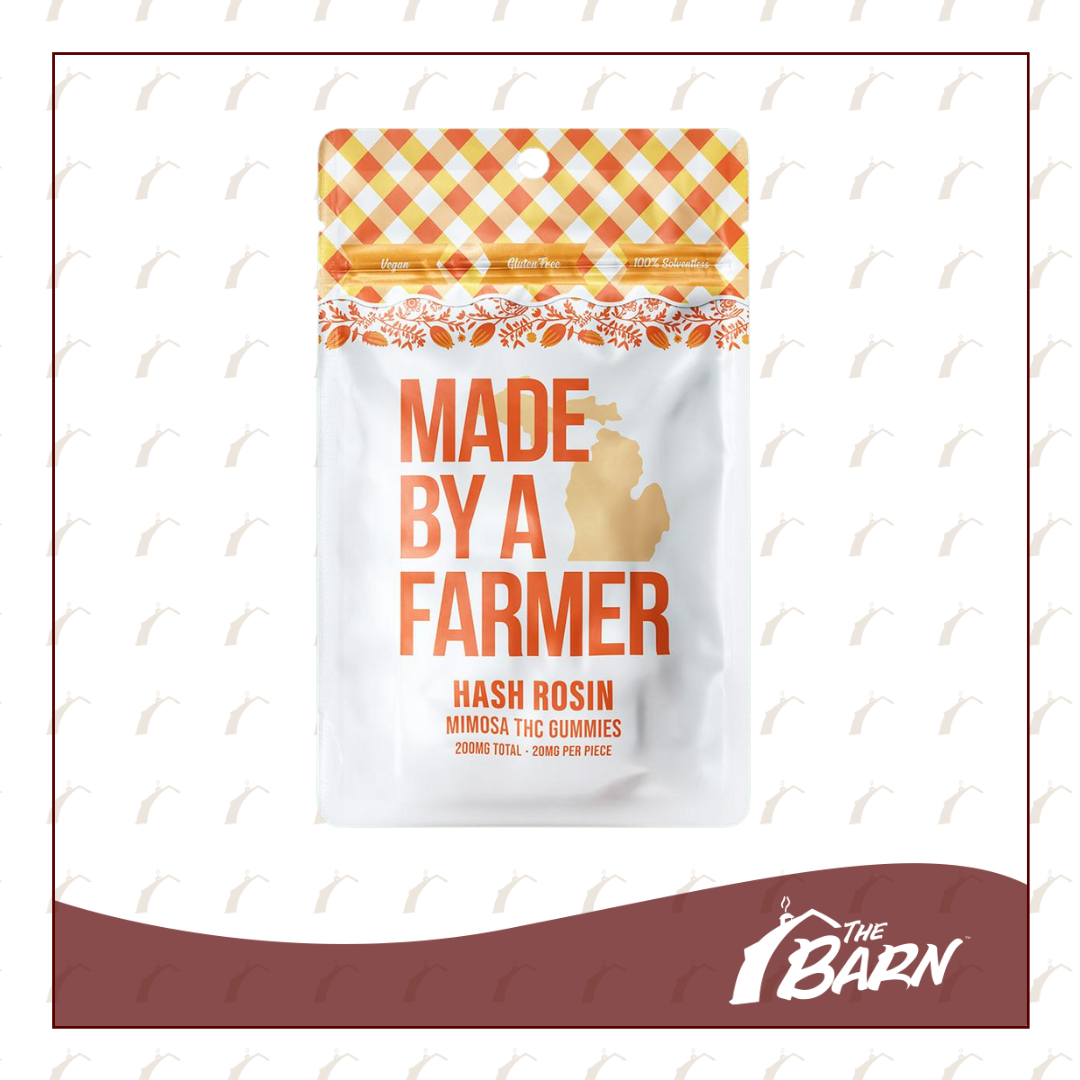 Photograph of product: MBAF 200mg Rosin Gummies - Mimosa - REC