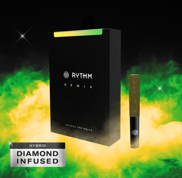 Photograph of product: Rythm - Infused Pre-Roll 5 Pack - Pineapple Express (2.5g)