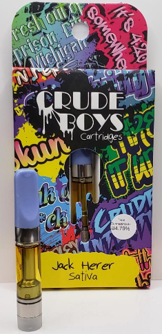Photograph of product: Crude Boys - Cartridge - Jack Herer (Oui'd)