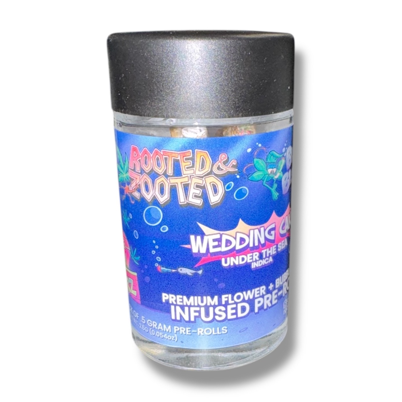 Photograph of product: RZ - Wedding Cake - Bubble au chocolat Pre-Roll 5 Pack