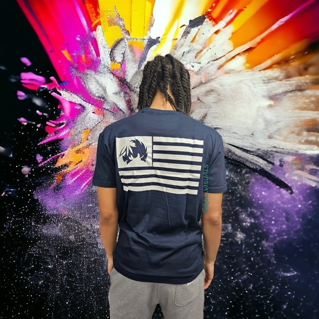 Photograph of product: Tical - Navy and white Tee Shirt (XL)