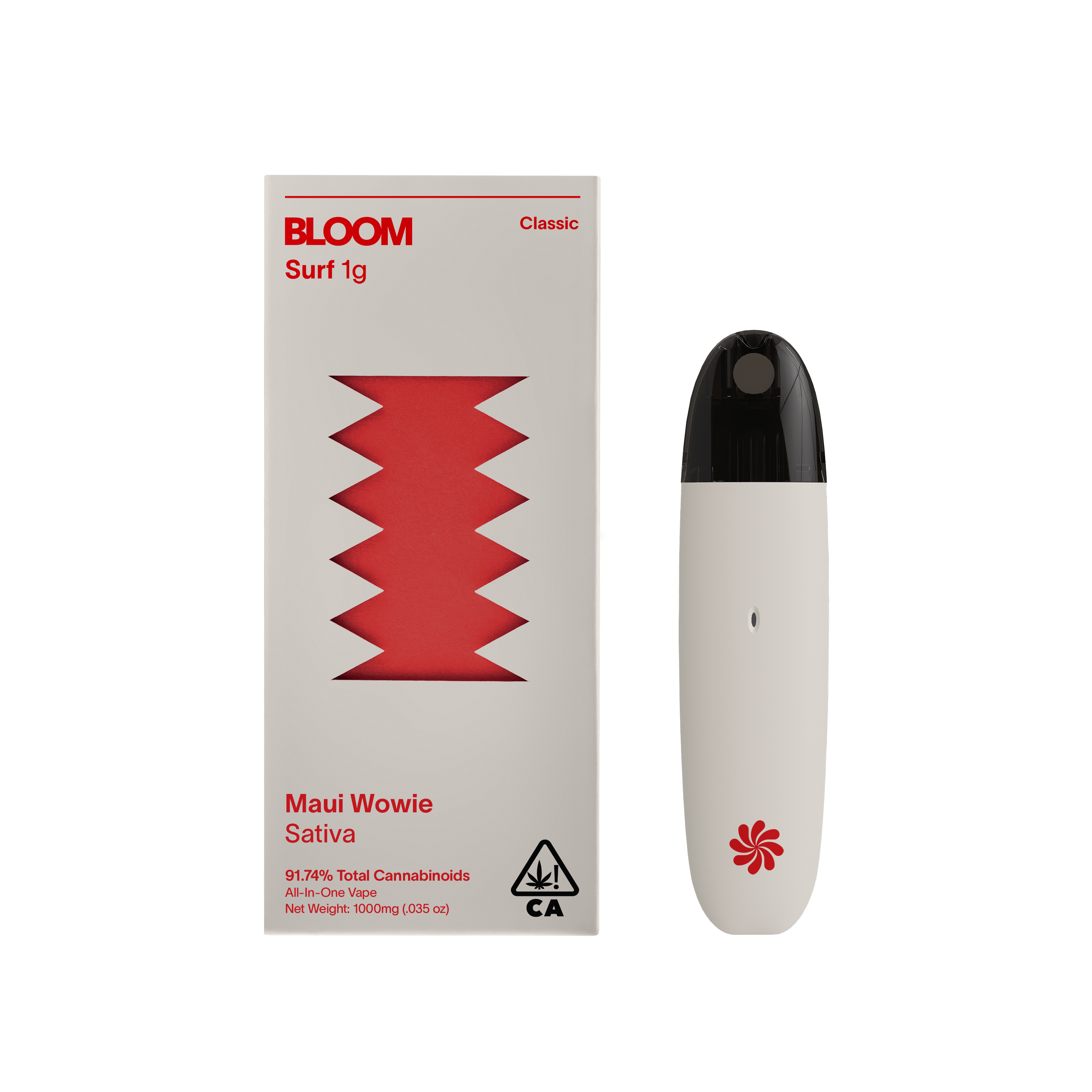 Photograph of product: Bloom Vape Maui Wowie 1.0g