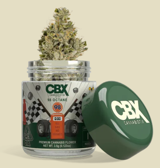 Photograph of product: CBX 3.5G FLOWER - 98' OCTANE