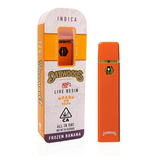 Photograph of product: Frozen Banana | 1G Live Resin Disposable