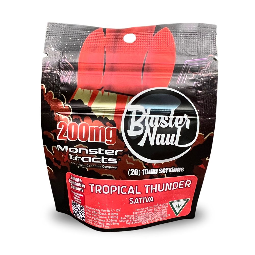Photograph of product: MonsterTropical Thunder Blaster Naut 200mg (1 Piece) (Oui'd)