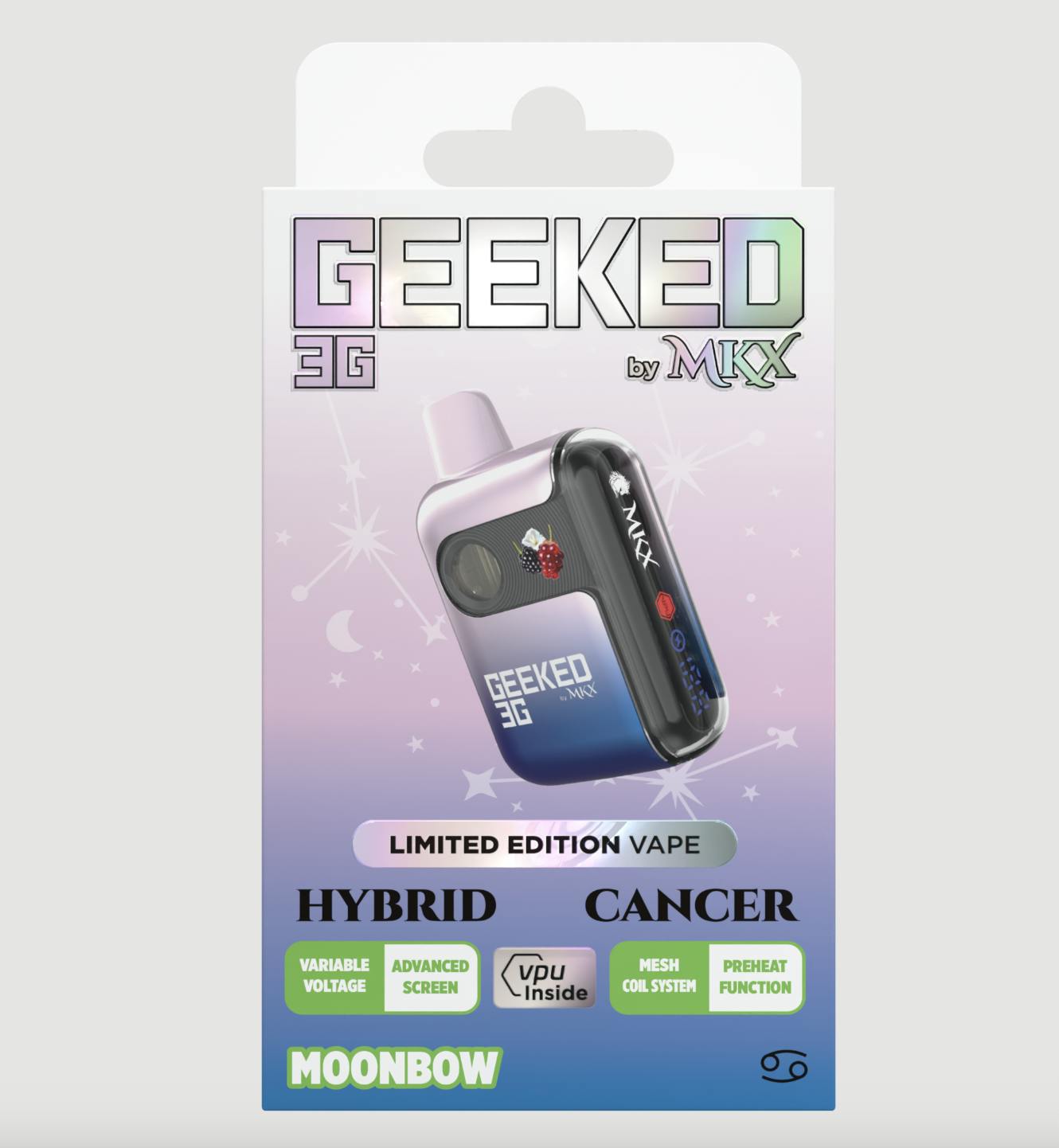 Photograph of product: Moonbow Geeked Disposable | 3g