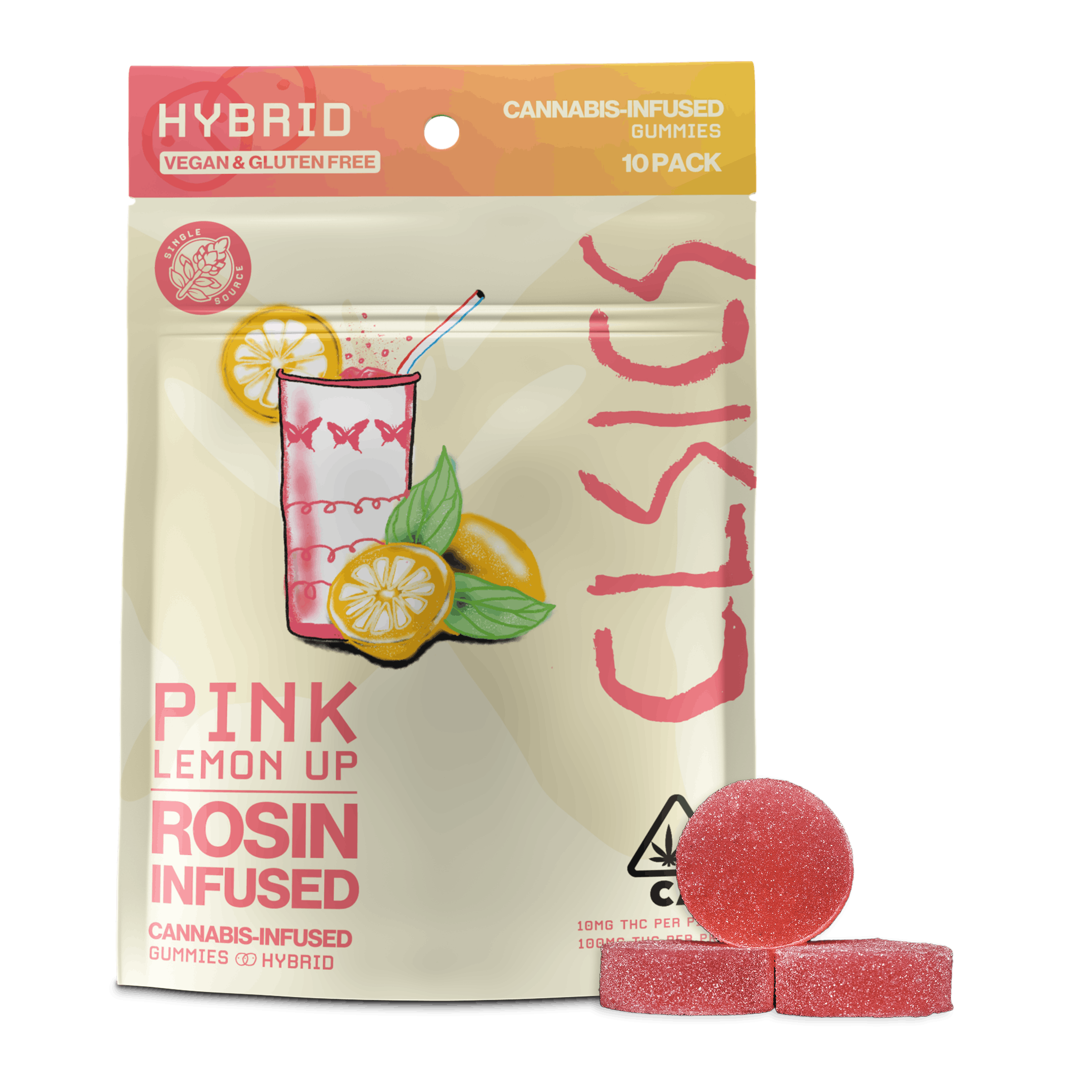 Photograph of product: Pink Lemon Up   100 Mg