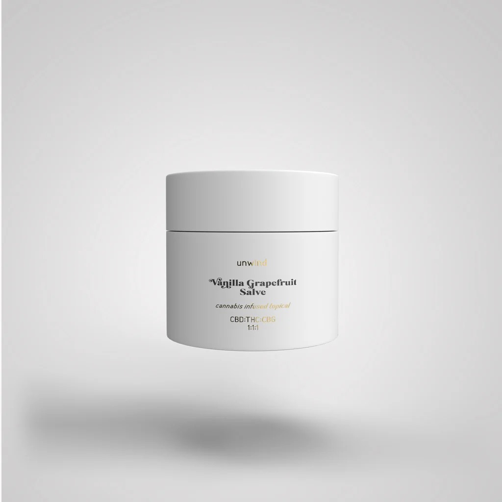 Photograph of product: NGW | Vanilla & Grapefruit Salve Lotion 1:1 TH-oui : CBD  | 2 oz 100mg