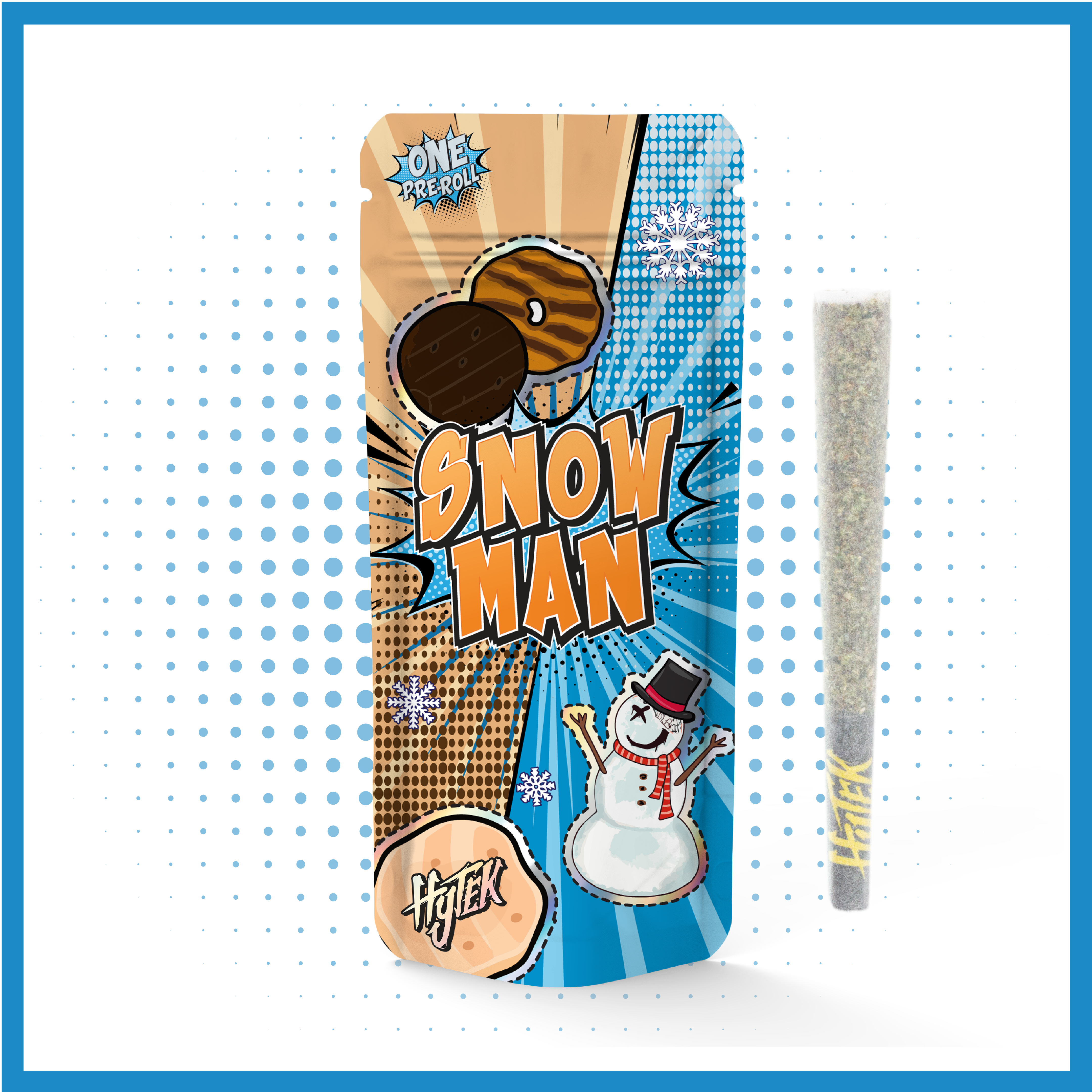 Photograph of product: HYTEK | SNOWMAN | 1g PREROLL