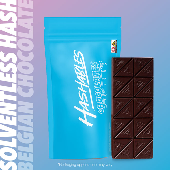 Photograph of product: Dark Chocolate Bar - 20 Piece Chocolate Bar | 100mg