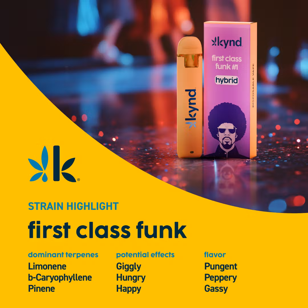 Photograph of product: First Class Funk | 1g Disposable