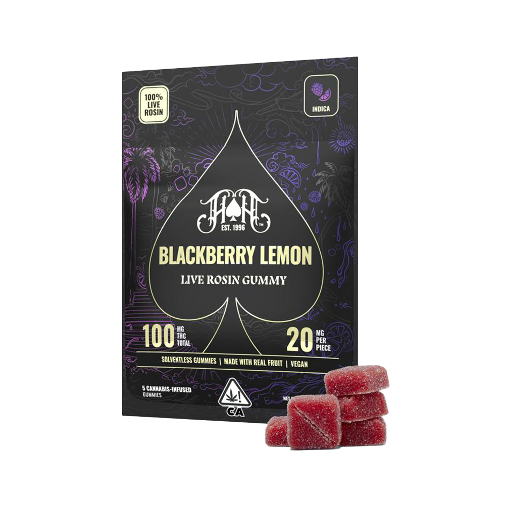 Photograph of product: BLACKBERRY LEMON LIVE ROSIN GUMMIES [5 CT]