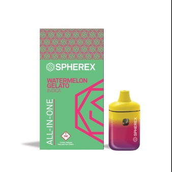 Photograph of product: Spherex | All in One Mini Vape | Watermelon Gelato
