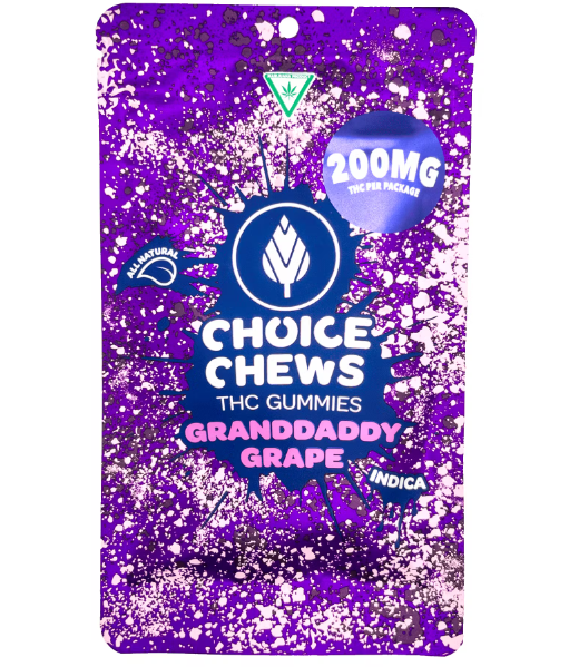 Photograph of Product: Choice - Granddaddy Grape 200mg