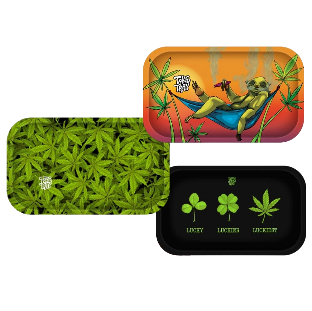 Photograph of product: Toke Tray Rolling Tray 7"x11" Assorted Designs