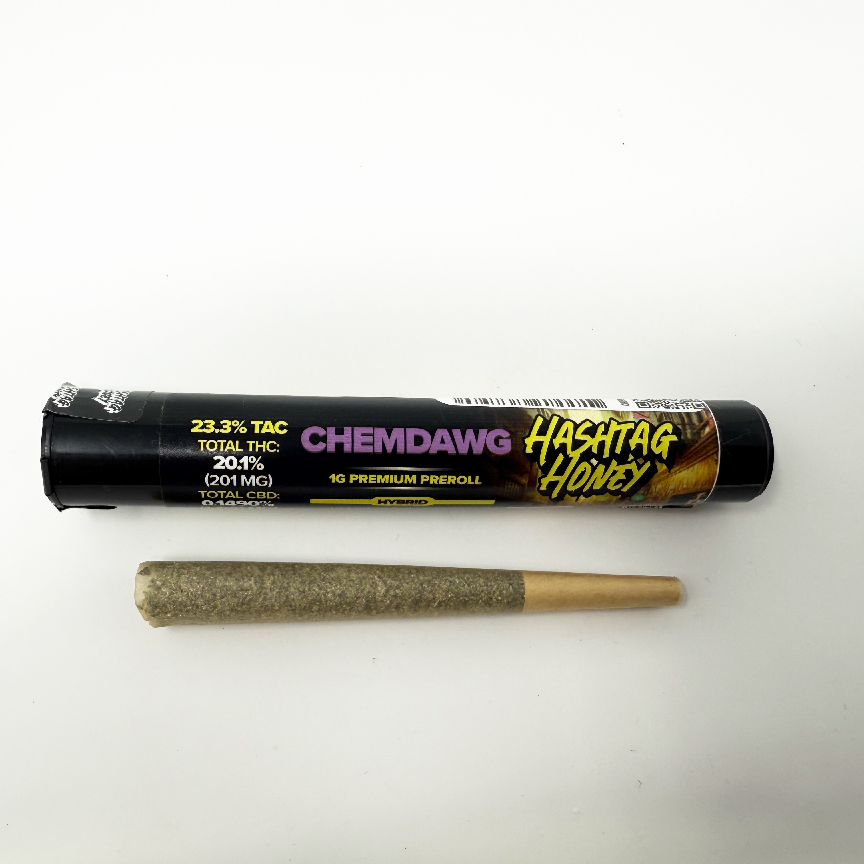 Photograph of Product: Hashtag Honey - Chemdawg Preroll