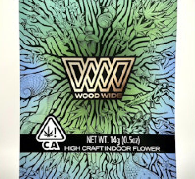 Photograph of product: 1/2 oz Sour Tangie (Indica) Wood Wide Local Indoor Smalls $99 - 14g