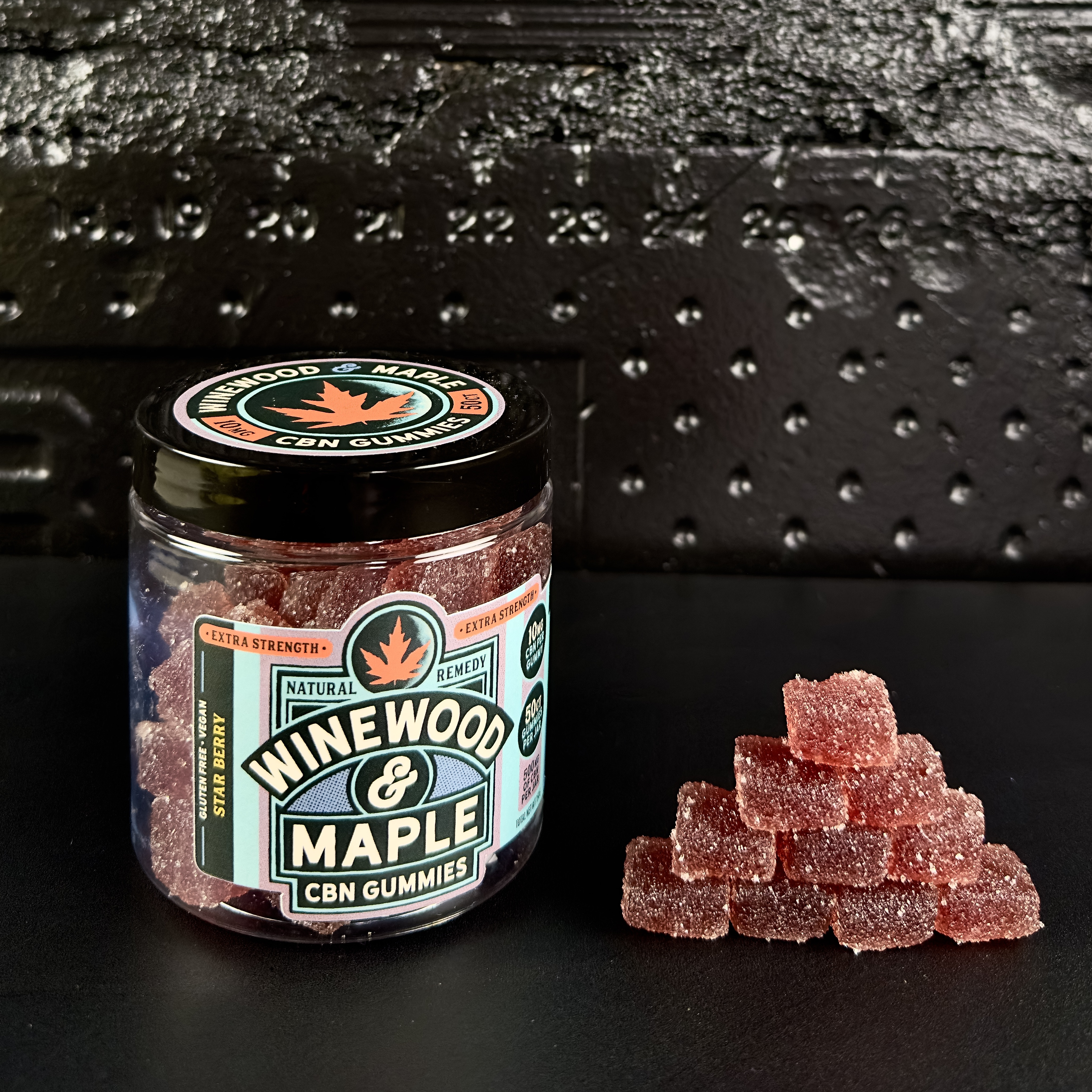Photograph of product: CBN Gummies | Extra Strength Star Berry - 50 Pack [10mg/ea]