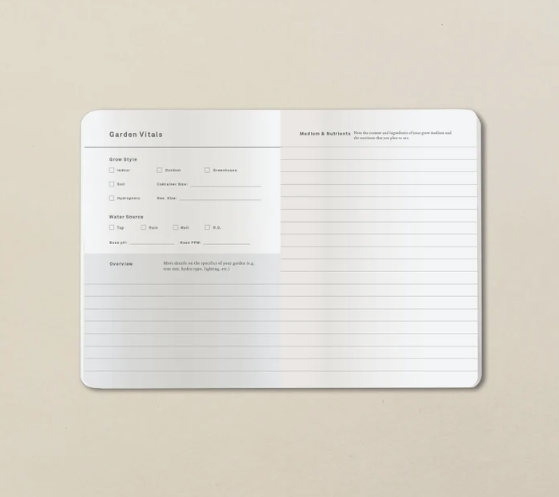 Photograph of product: Gold Leaf Grow Jotter