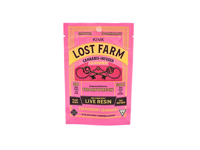 Photograph of product: LOST FARM | STRAWBERRY LEMONADE | SATIVA | GUMMIES | 200MG | REC
