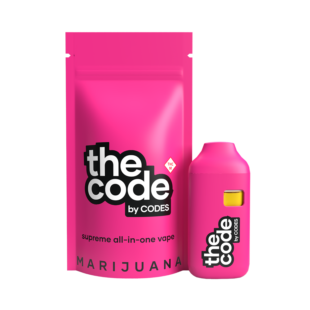 Photograph of product: Codes: The Code Vape | Watermelon Bubblegum Ice | All-In-One