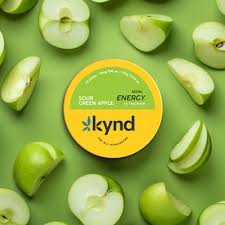 Photograph of product: Kynd - Energy Sour Green Apple 1:1 TH-ouiV Gummies - 100mg