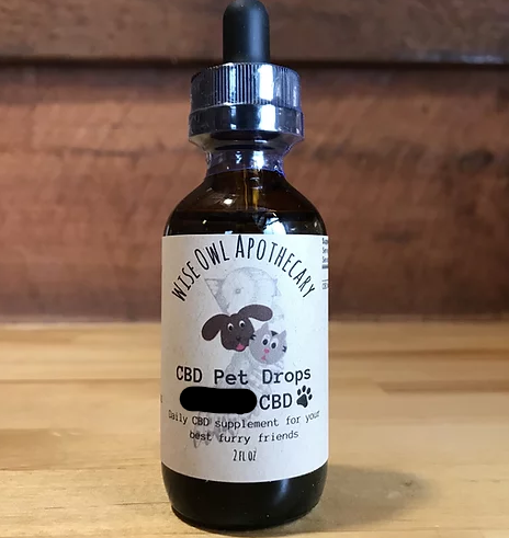 Photograph of product: Pet Oil | 750mg | Wise Owl Apothecary